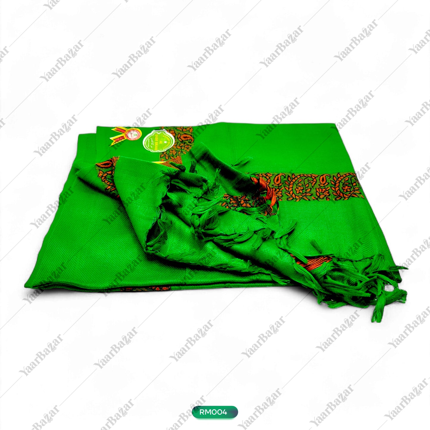 Solid Wool Shawl for Men & Women (Green)