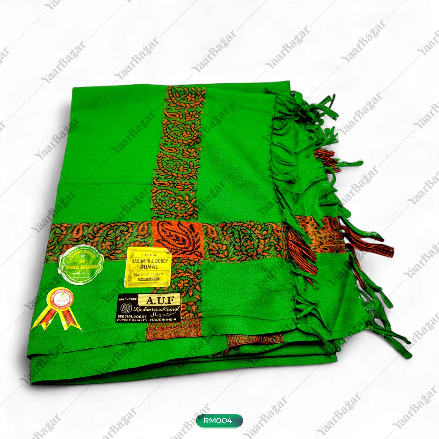 Solid Wool Shawl for Men & Women (Green)