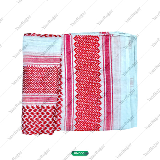 Graphic Print Cotton Blend Men Scarf |Rumal