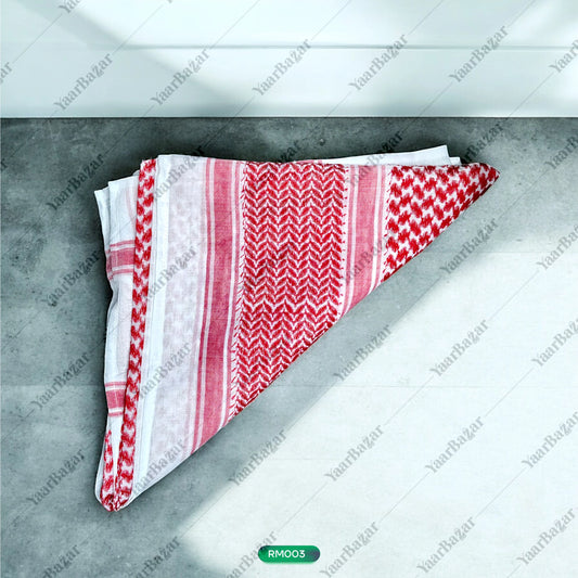 Graphic Print Cotton Blend Men Scarf |Rumal