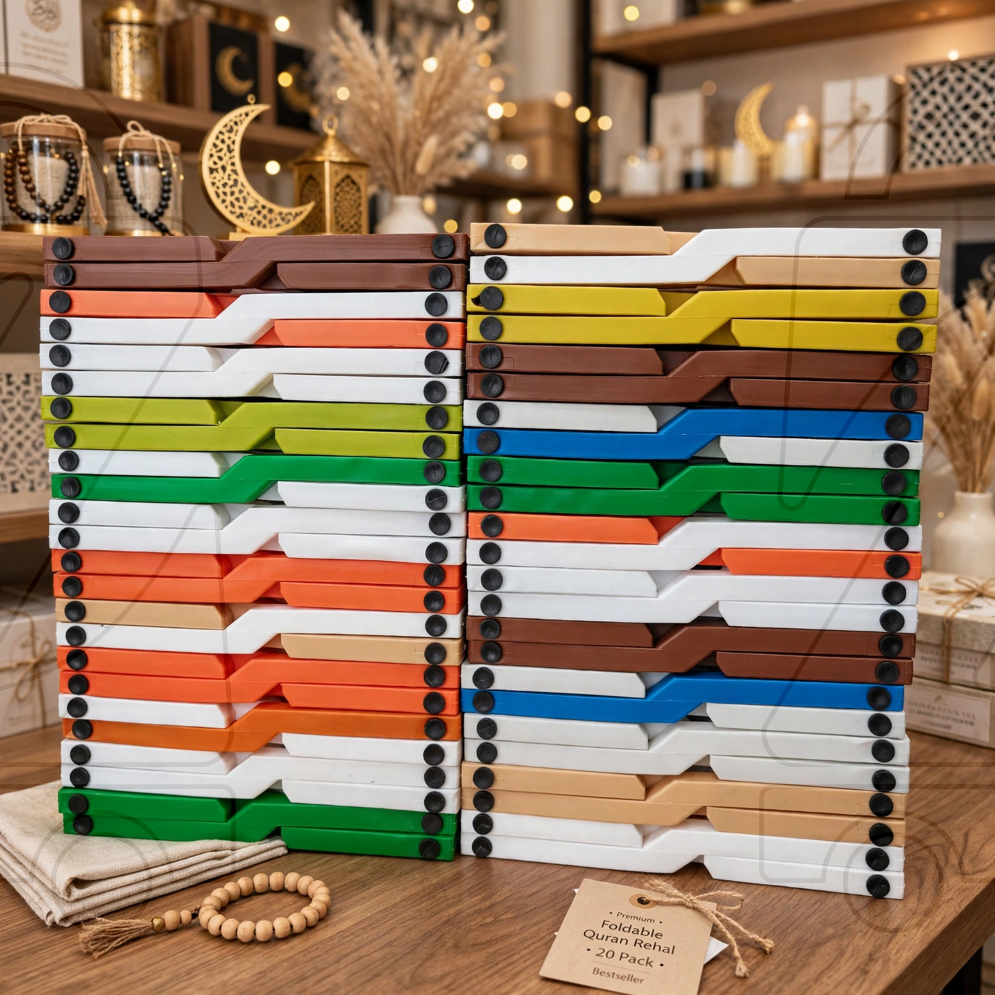 Premium Foldable Plastic Rehal for Quran Reading
