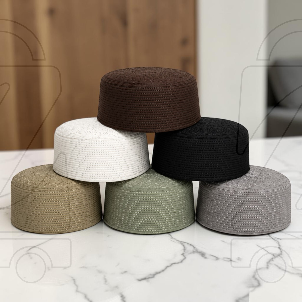 JJ Premium Arabesque Prayer Topi