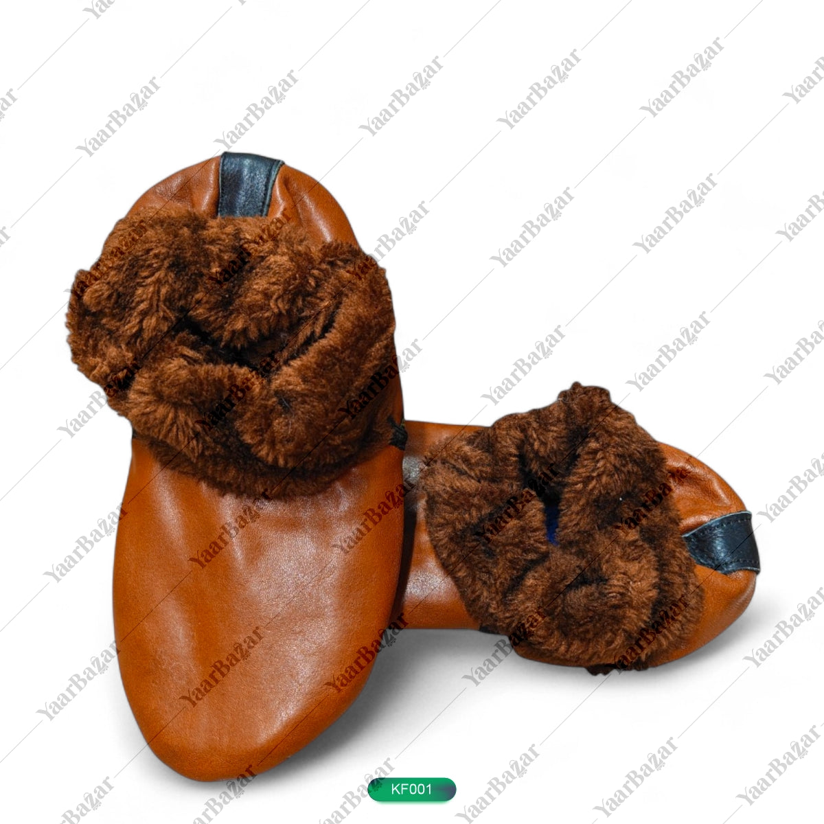 Winter Women Leather Socks | Khuffain | Warm | Leather Lined