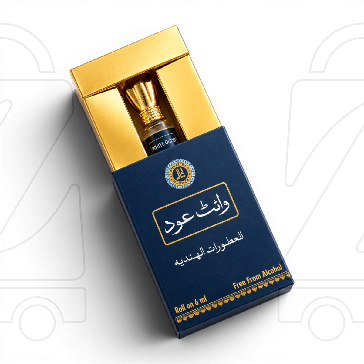 White Oud Attar – Premium Alcohol-Free Roll-On Perfume Oil | 6ml