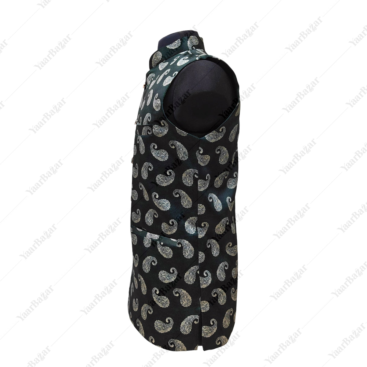Paisley Luxe Nehru Waistcoat