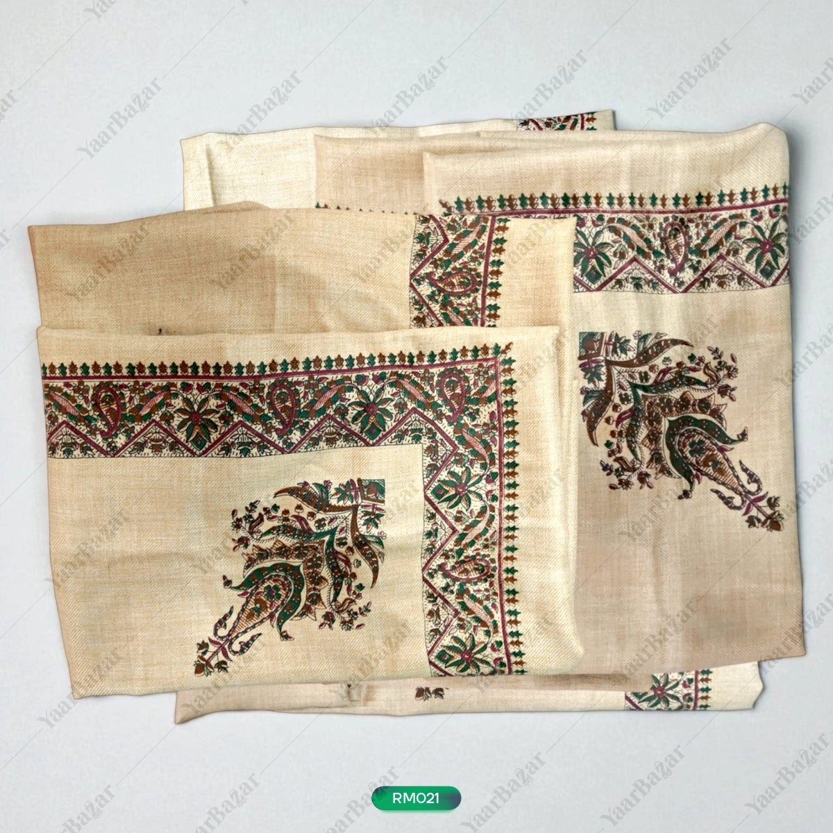 Ethnic Border Woolen Rumal