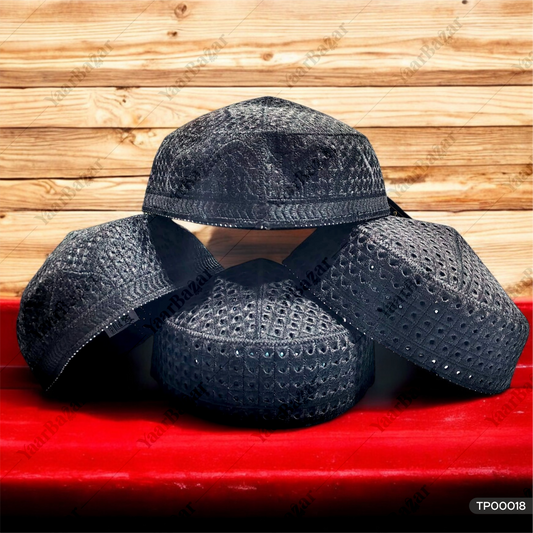Traditional Embroidered Muslim Topi