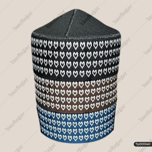 Mufti Woven Islamic Prayer Topi | Namaz Cap