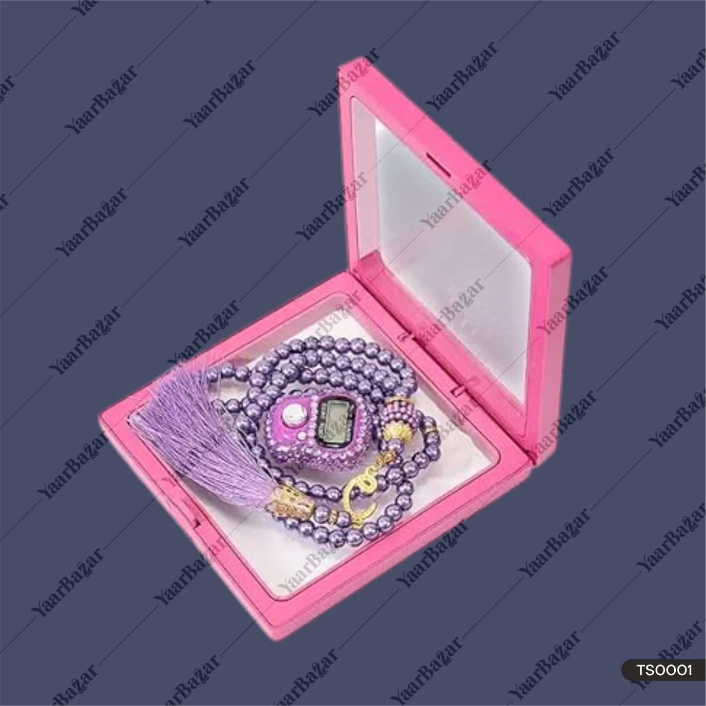 Digital & Pearl Tasbeeh Luxury Visible Box Set