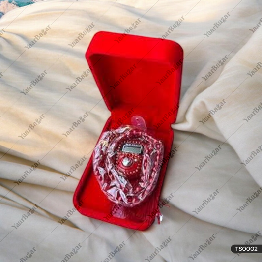 Digital & Pearl Tasbeeh Velvet Gift Box