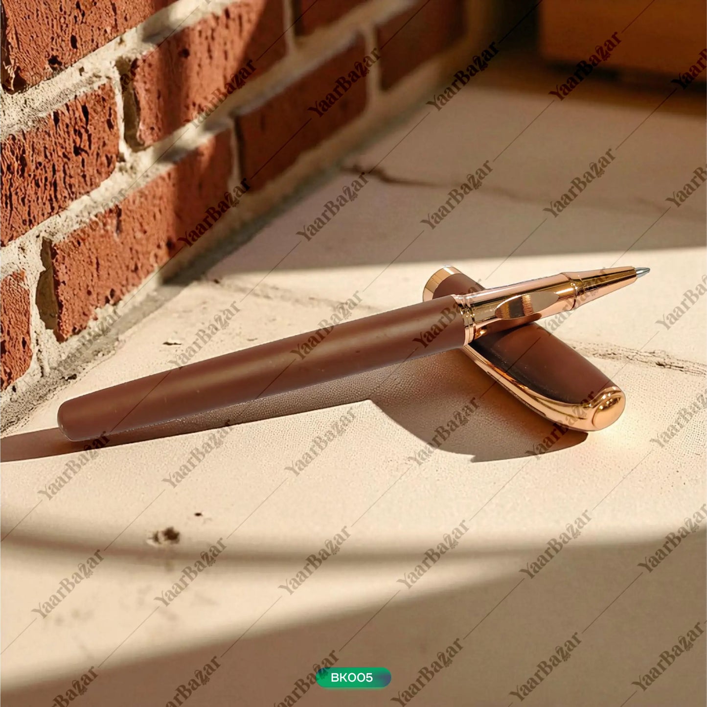Mocha Luxe Pen | Rose Gold Pen