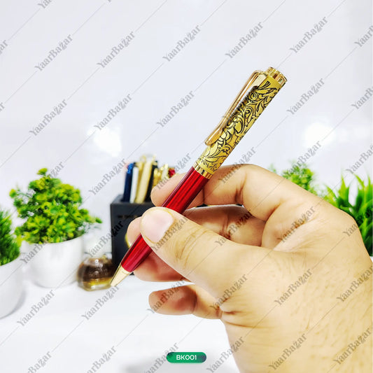 Royal Signature | Red & Gold Pen