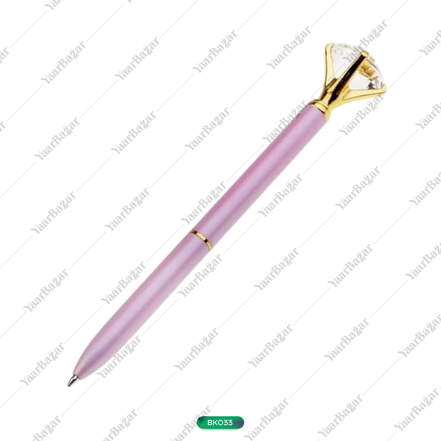 Elegant Crystal Single Ballpoint Pen