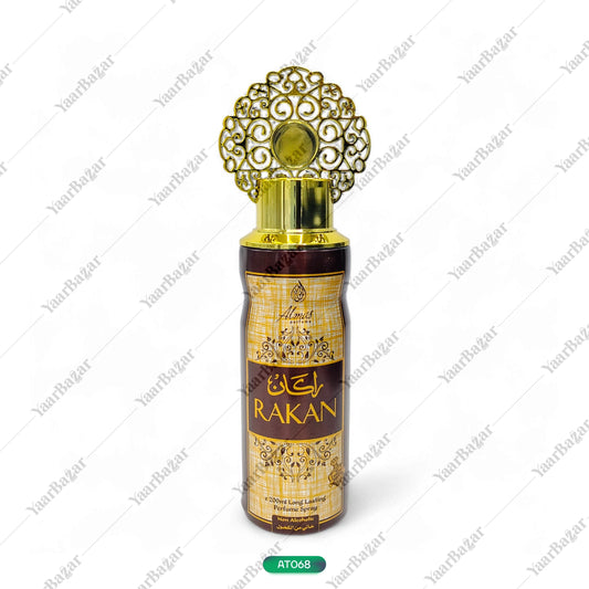 Rakan Body Spray 200ML | Unisex Perfume by Almas