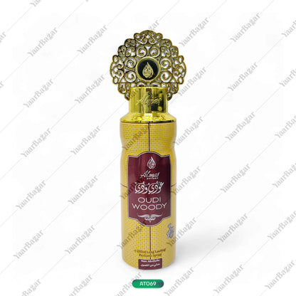 Oudi Woody Body Spray 200ML | Unisex Perfume by Almas