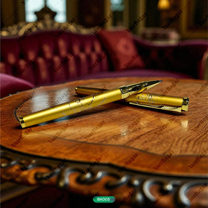 Zarqaa Elegant Gold Pen
