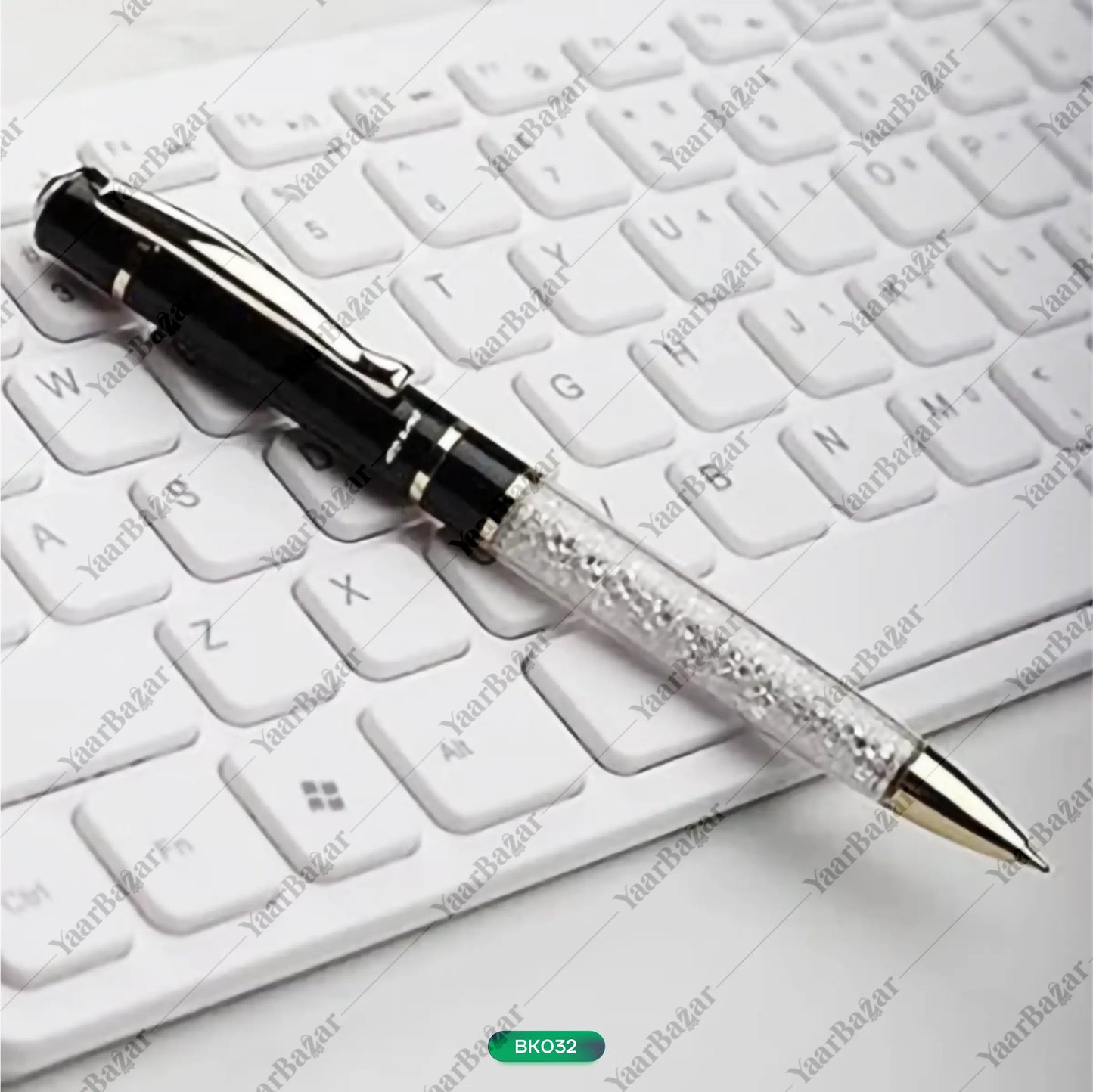 Elegant Crystal Single Ballpoint Pen