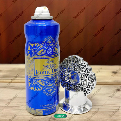 Iconic Oud Body Spray 200ML | Unisex Perfume by Almas