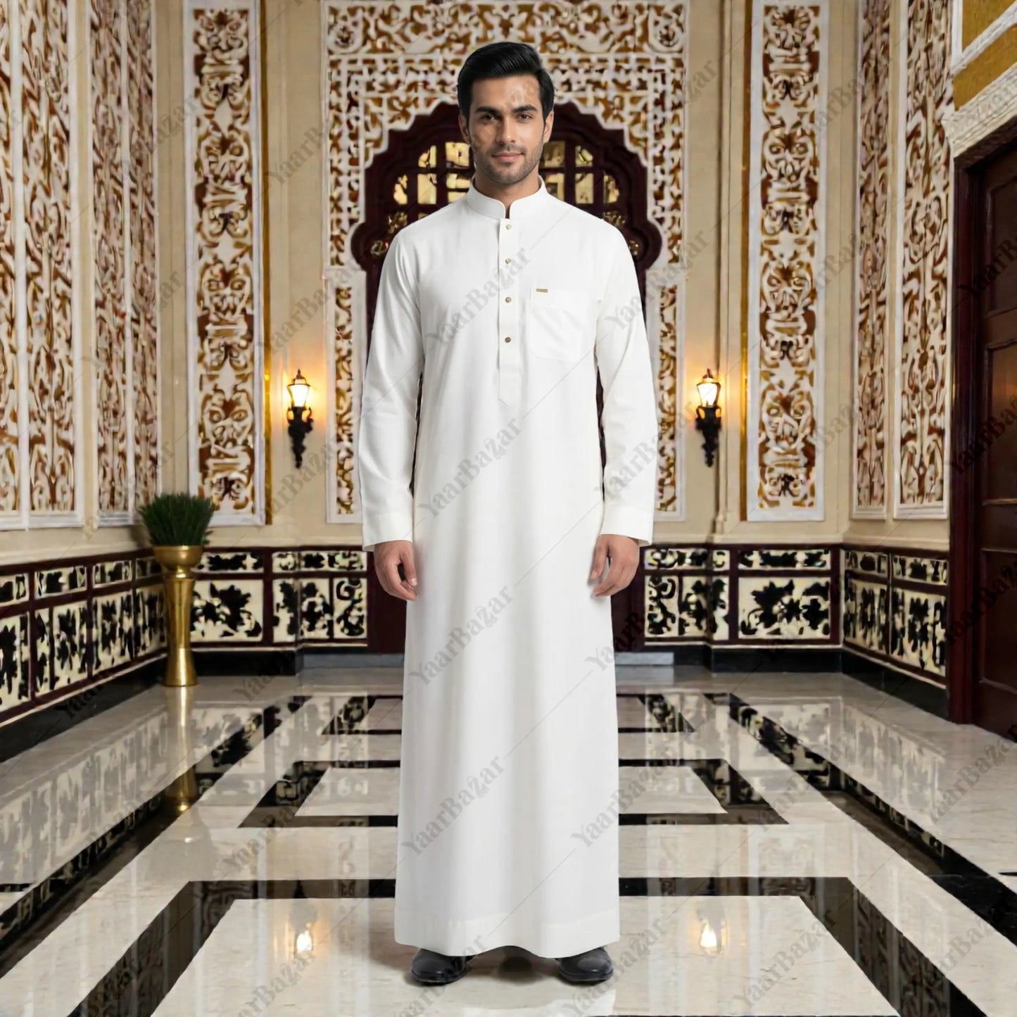 Royal Saudi Collar Jubba