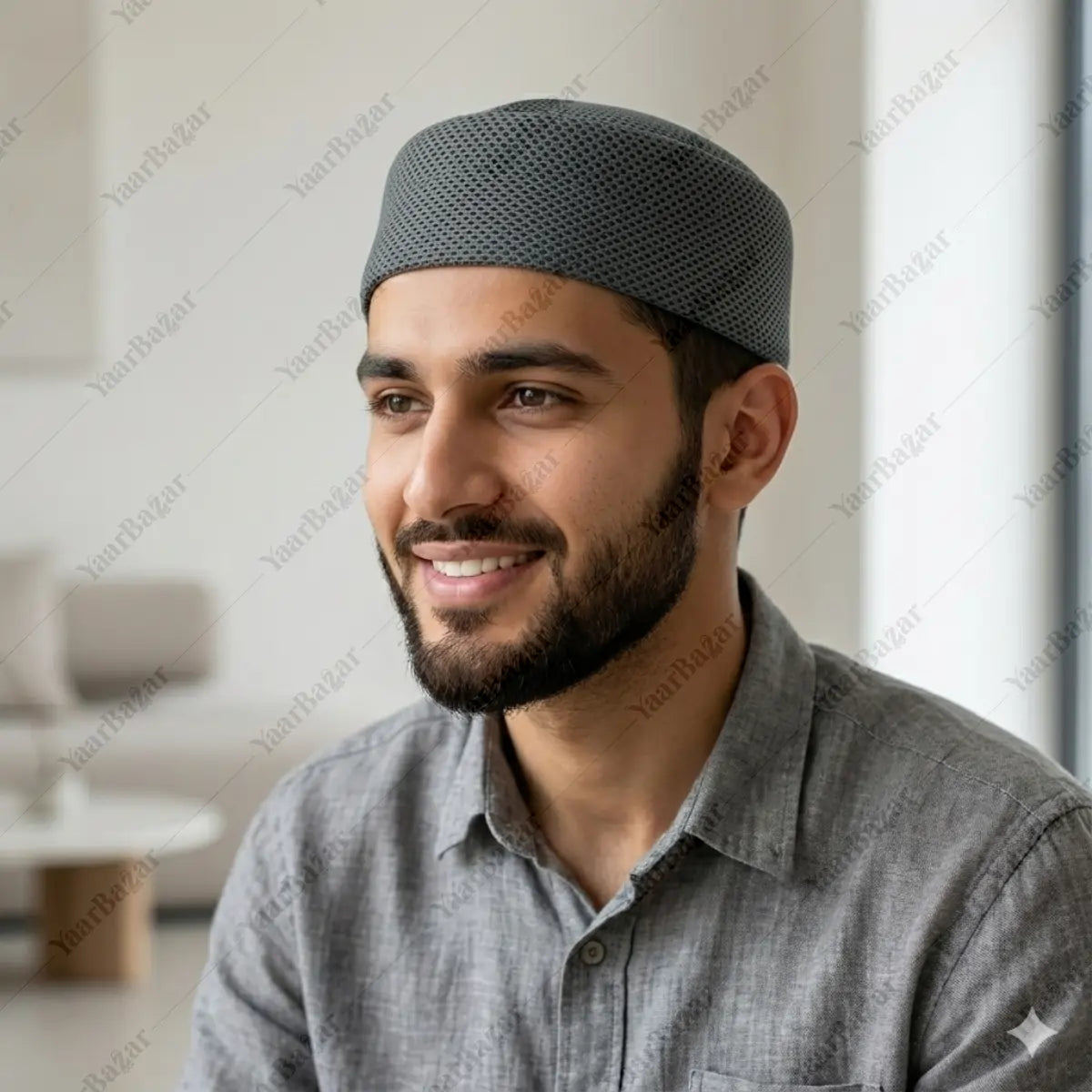 Premium Mesh Muslim Cap