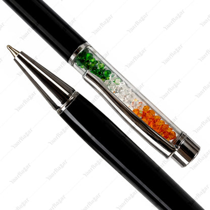 Custom Name Crystal Tri Color Pen