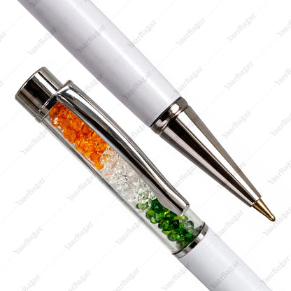 Custom Name Crystal Tri Color Pen