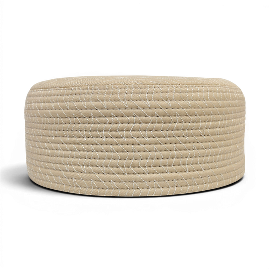 LineCraft Reversible Prayer Cap – 2 Styles in 1 | (Beige & Brown)