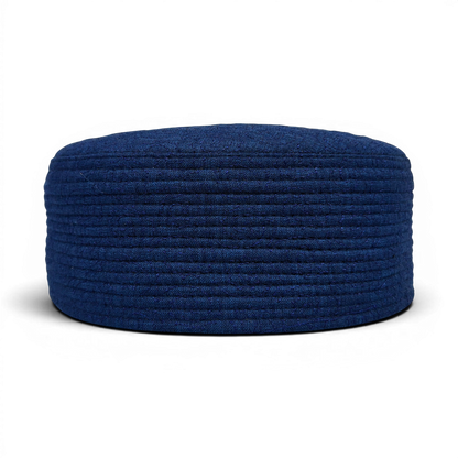 LineCraft Reversible Prayer Cap – Navy Blue & Grey