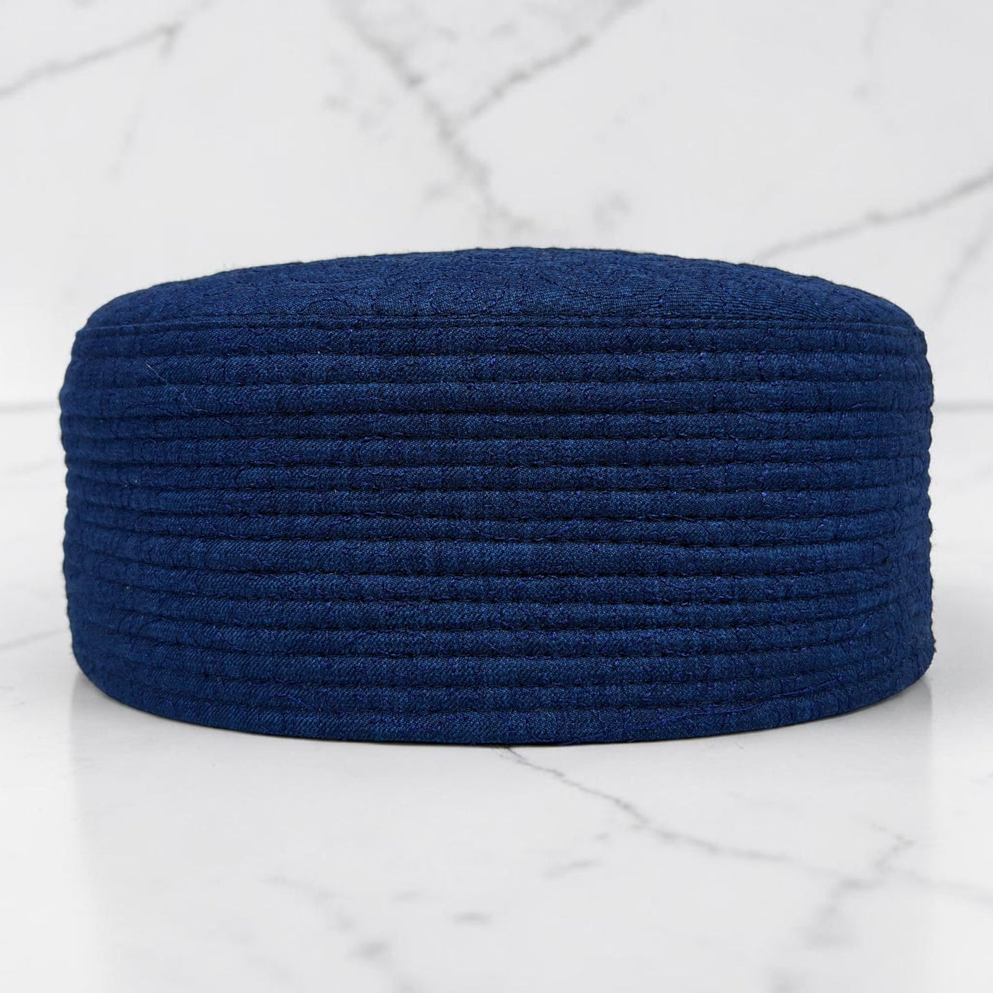 LineCraft Reversible Prayer Cap – Navy Blue & Grey
