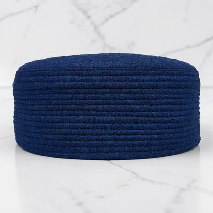 LineCraft Reversible Prayer Cap – Navy Blue & Grey