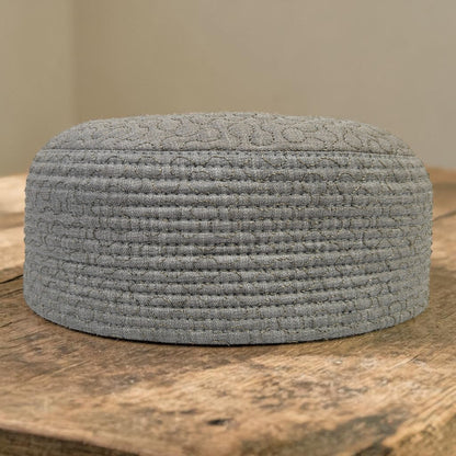 LineCraft Reversible Prayer Cap – Navy Blue & Grey