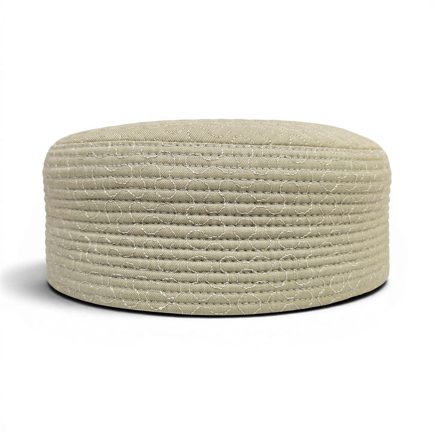 LineCraft Reversible Prayer Cap – Beige & Deep Blue