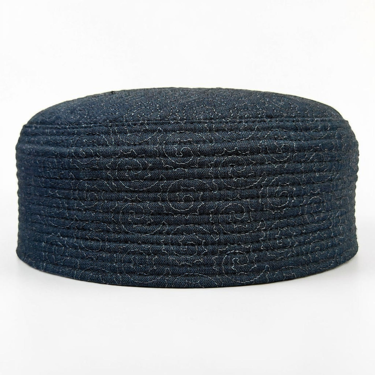 LineCraft Reversible Prayer Cap – Beige & Deep Blue