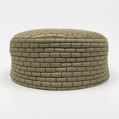 Chevron Weave Reversible Prayer Topi