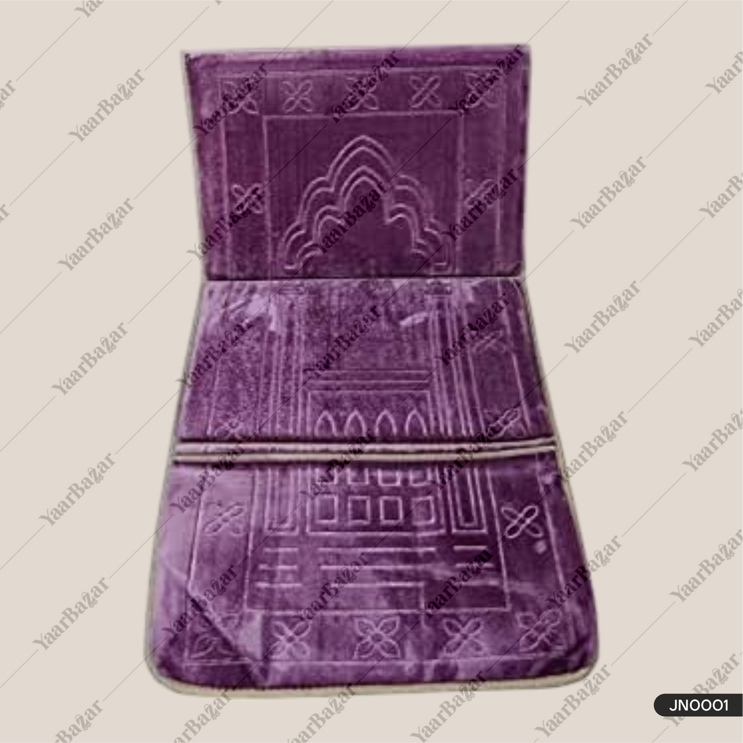 Foldable Meditation with backrest Janamaz