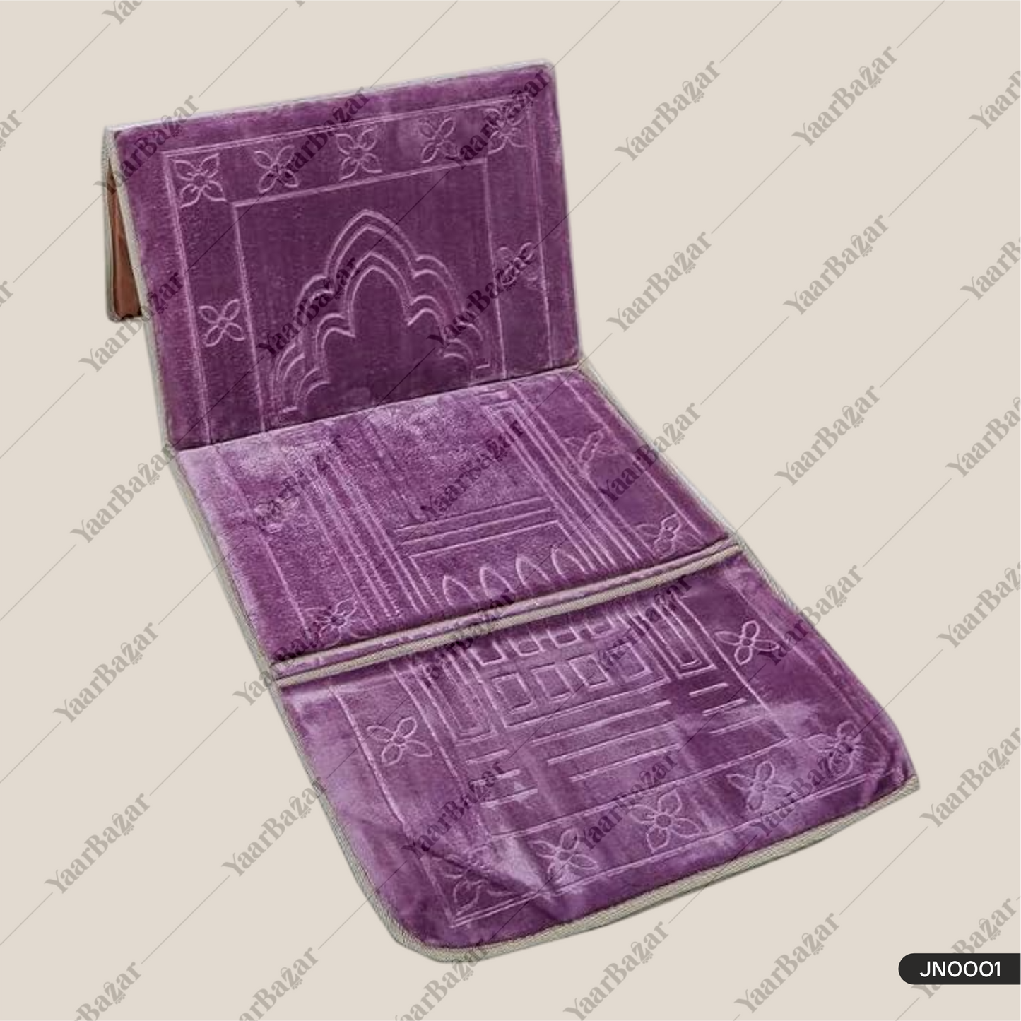 Foldable Meditation with backrest Janamaz