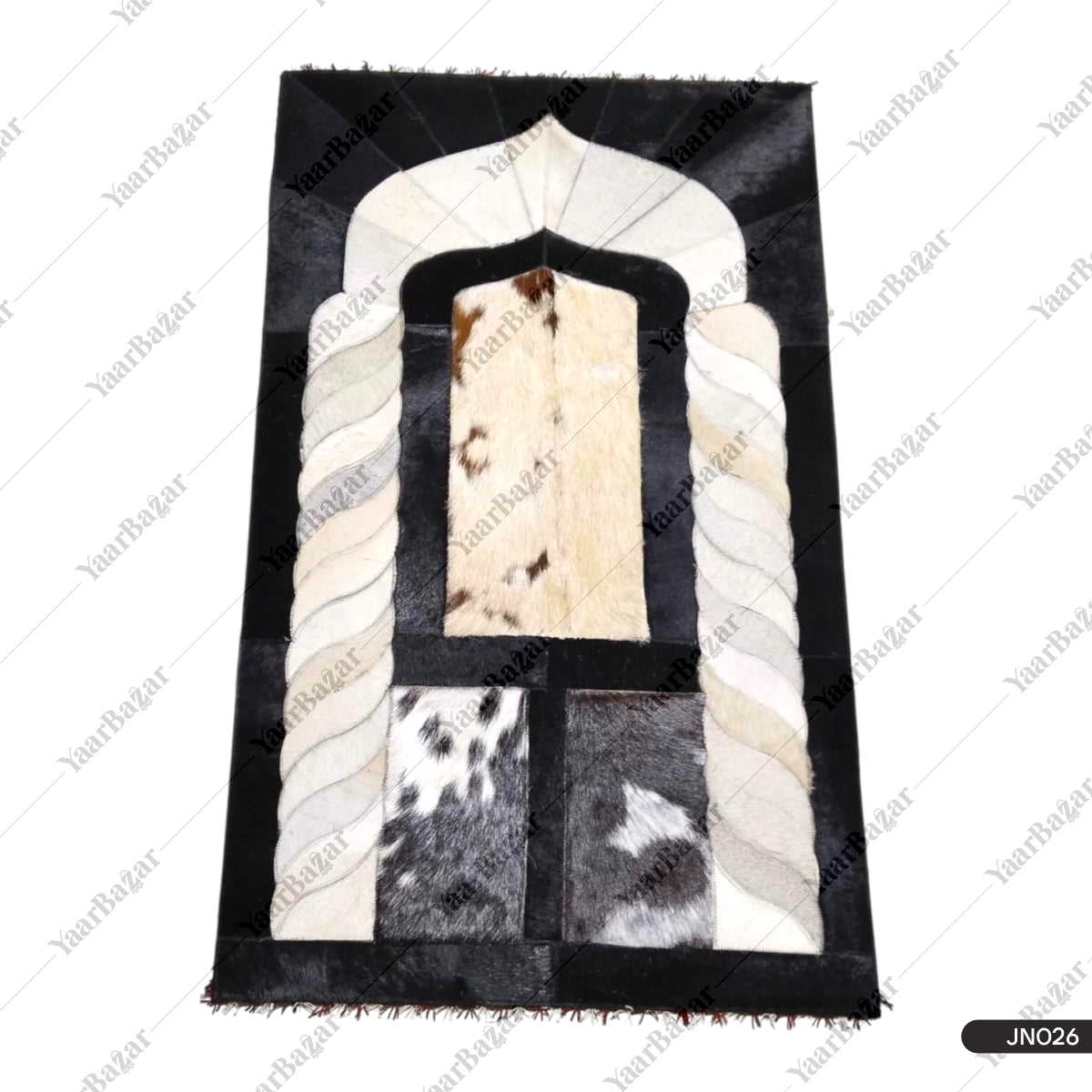 Handmade Leather Janamaz with Goat Hair