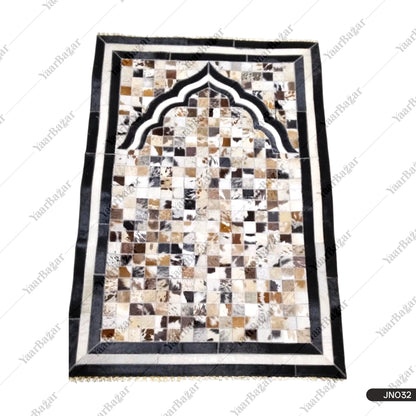 Pure Leather Janamaz with Natural Goat Hair