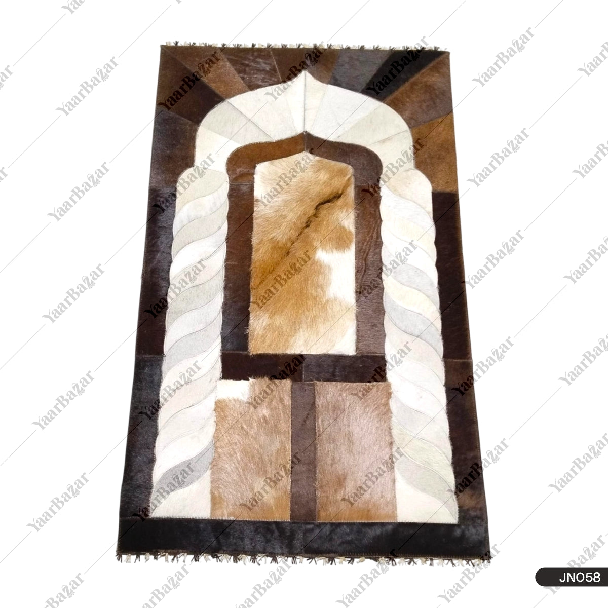 Handmade Leather Janamaz with Goat Hair