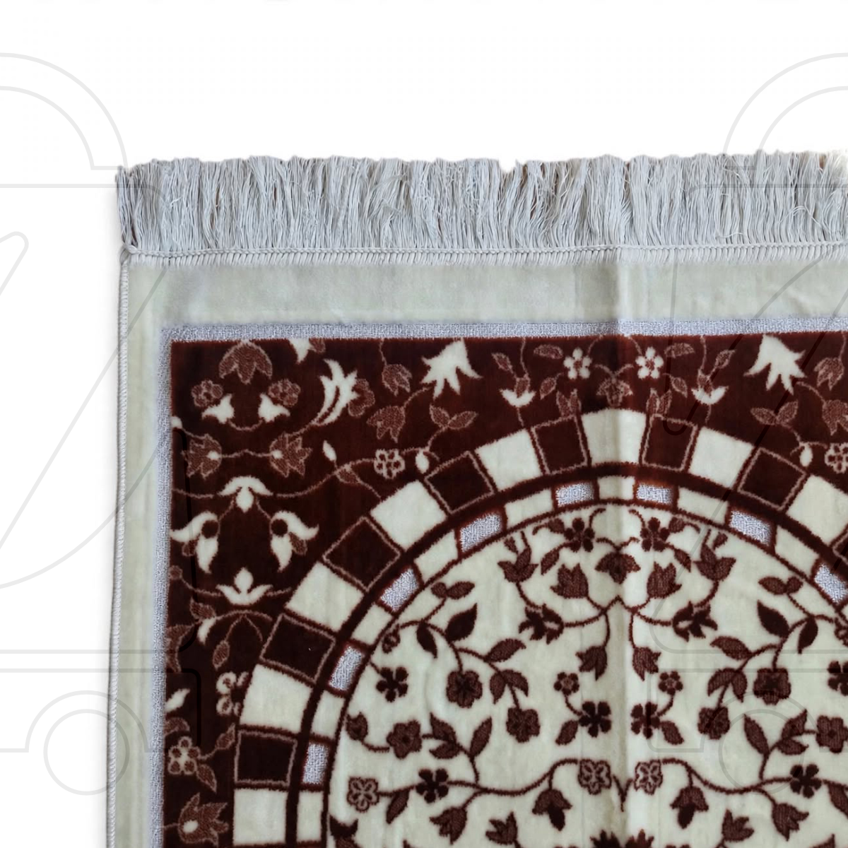 Turkish Black Royal Soft Velvet Prayer Janamaz