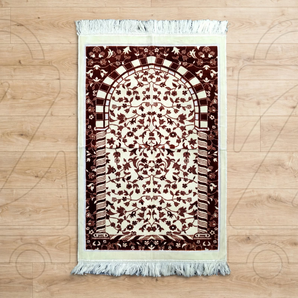 Turkish Black Royal Soft Velvet Prayer Janamaz