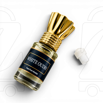 White Oud Attar – Premium Alcohol-Free Roll-On Perfume Oil | 6ml