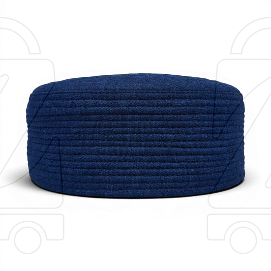 LineCraft Reversible Prayer Cap – Navy Blue & Grey