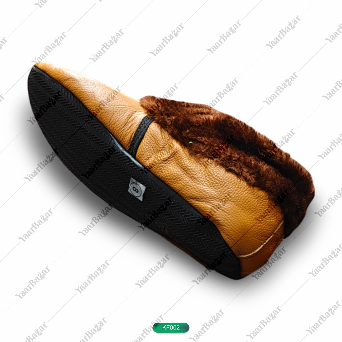 Winter Women Leather Socks | Khuffain | Warm | Leather Lined
