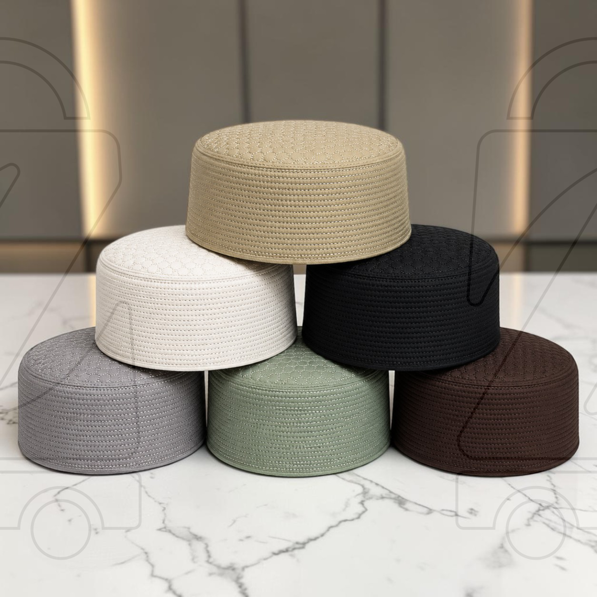 JJ Premium Woven Prayer Topi