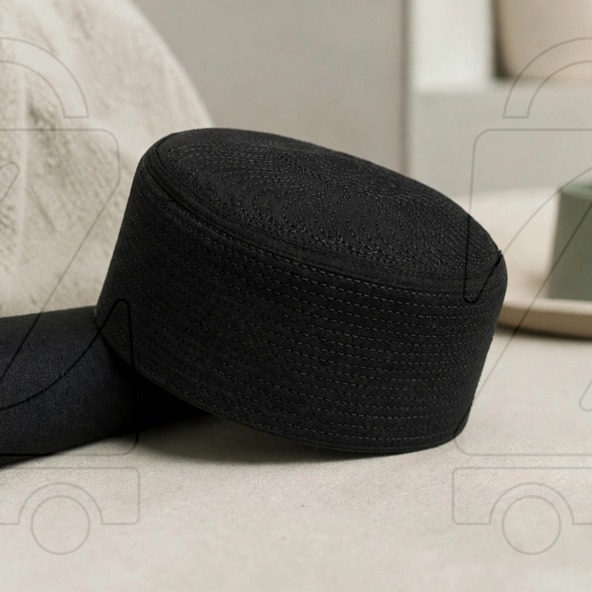JJ Premium Spiral Prayer Topi
