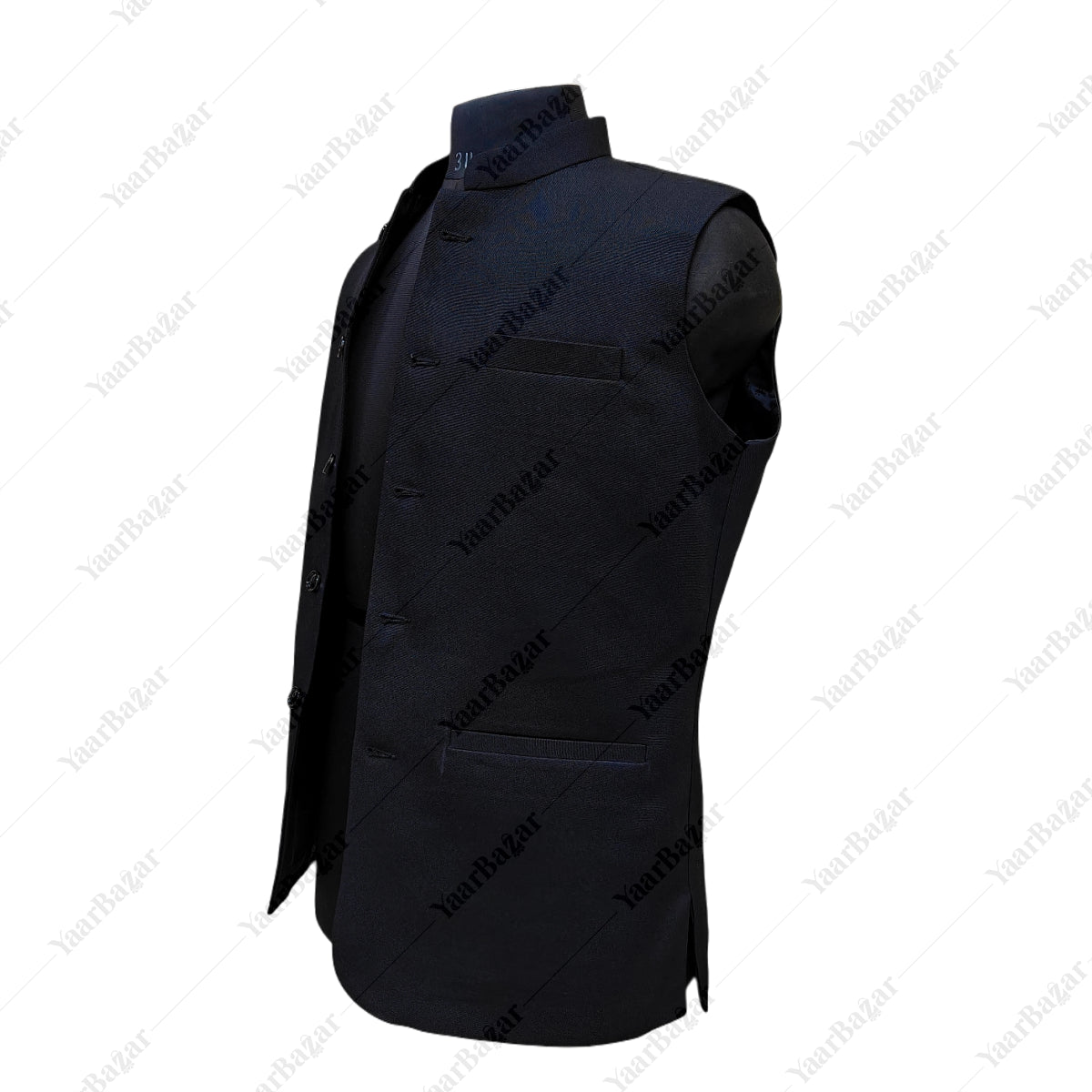 Royal Sapphire Nehru Waistcoat