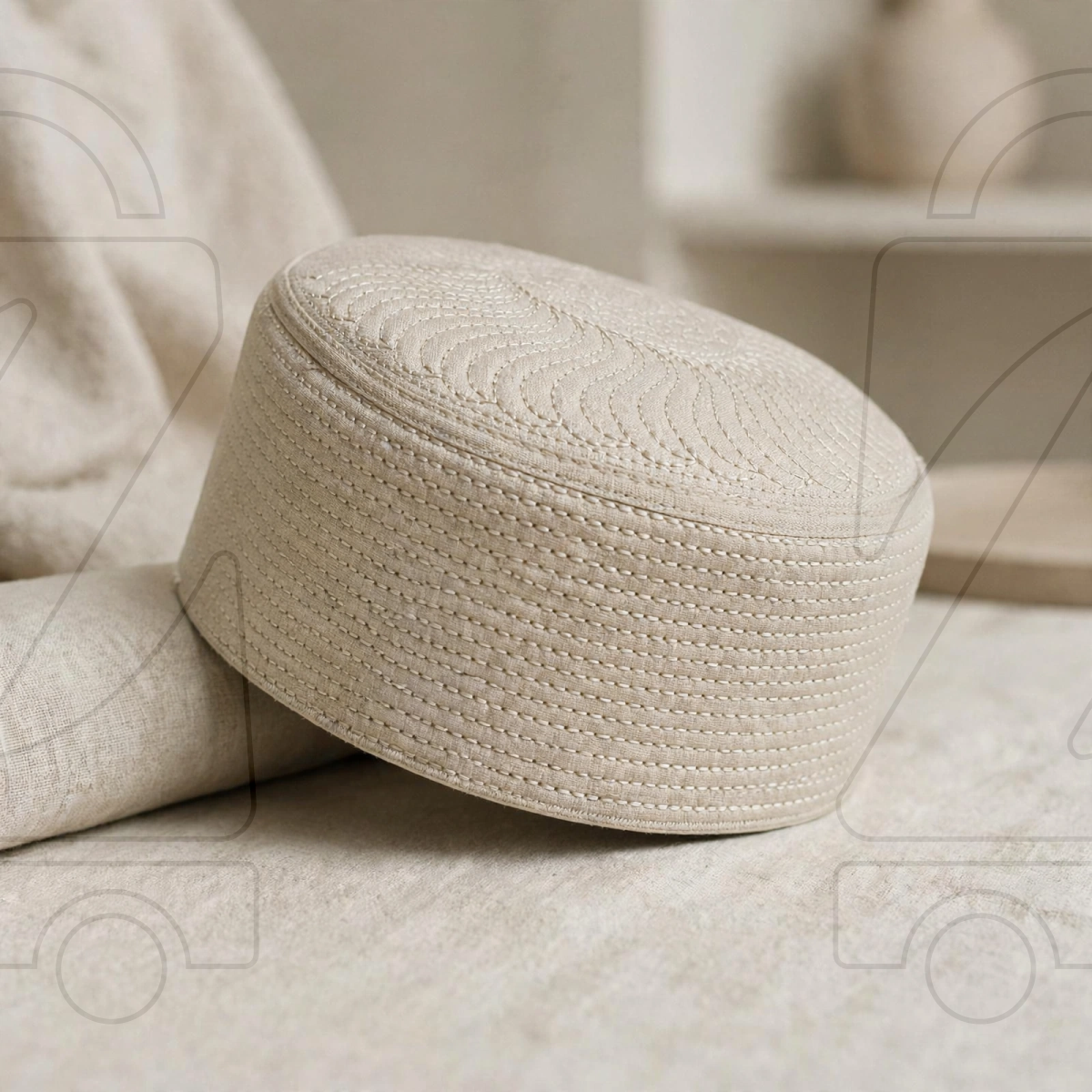 JJ Premium Spiral Prayer Topi
