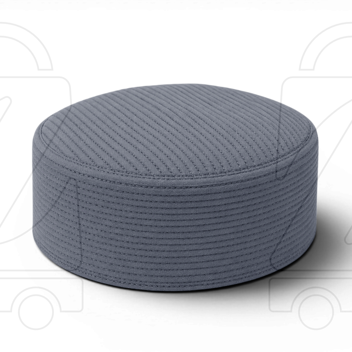 Junaid Jamshed Premium Quality  Prayer Cap  ( Straight Line)