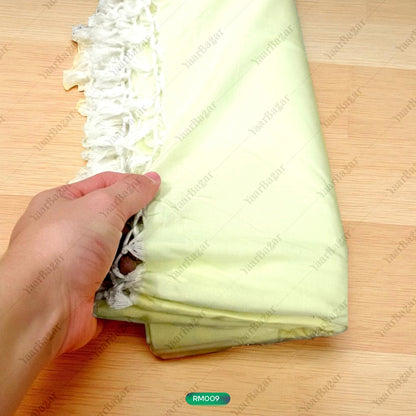 Checkered Cotton Rumal with Tassels